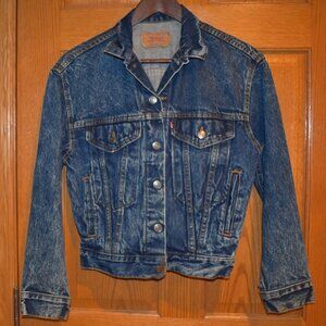 Vintage 90s Acid Washed Levis Jean Jacket